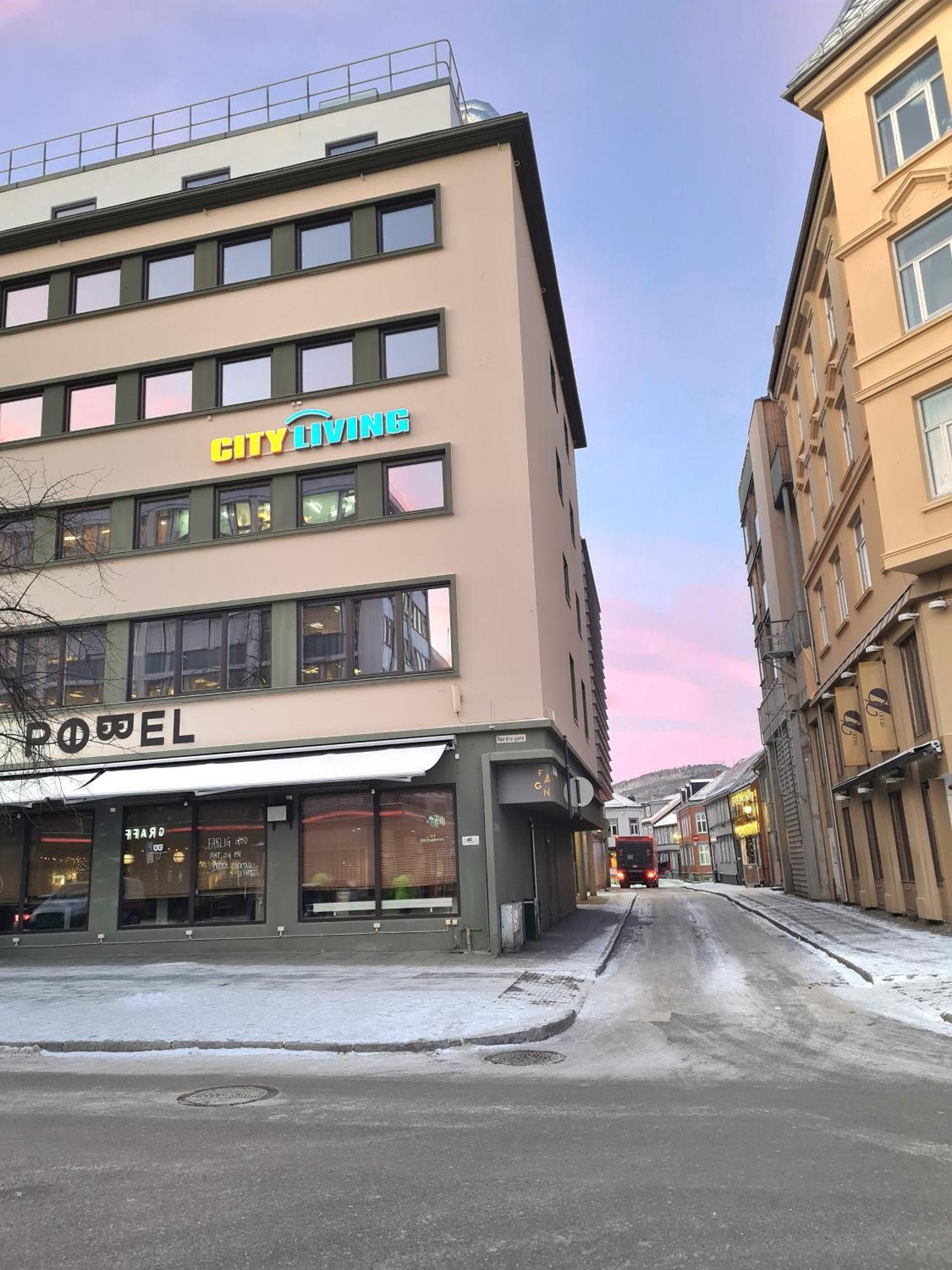 City Living Sentrum Hotel Trondheim Exteriör bild